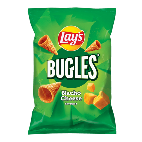 Lays Nacho Cheese Flavour Bugles Crisps 110g
